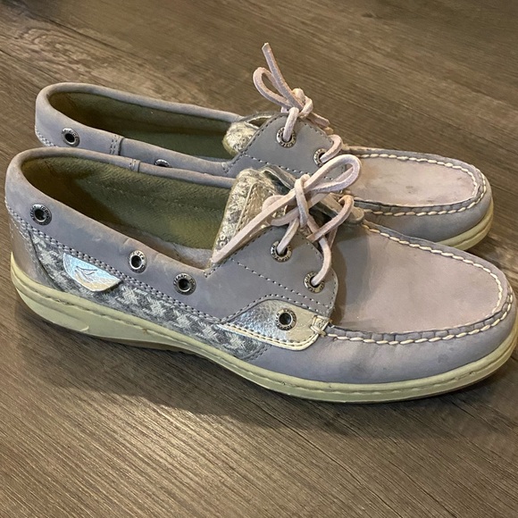 Sperry Shoes - SPERRY| Silver Boat Shoe, women's 7